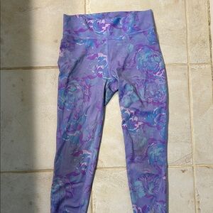 All in Motion Kids Leggings - Purple Floral